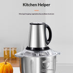 Large capacity 5L food processor for family meal preparation