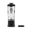 Portable blender with dimensions labeled on a white background